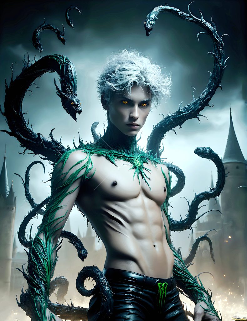 The House of the Serpents - AI Wizard Art