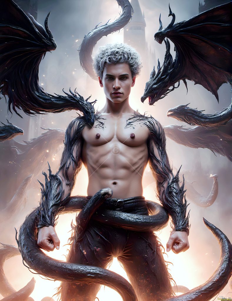 The House of the Serpents - AI Wizard Art