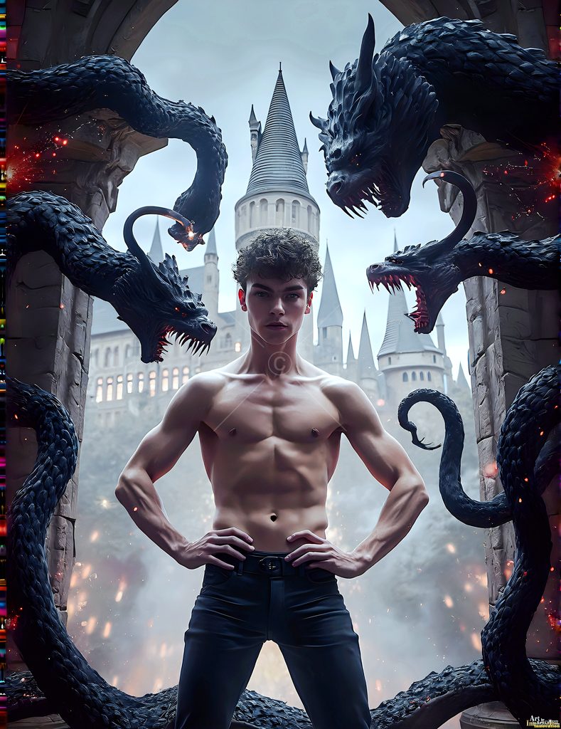 The House of the Serpents - AI Wizard Art