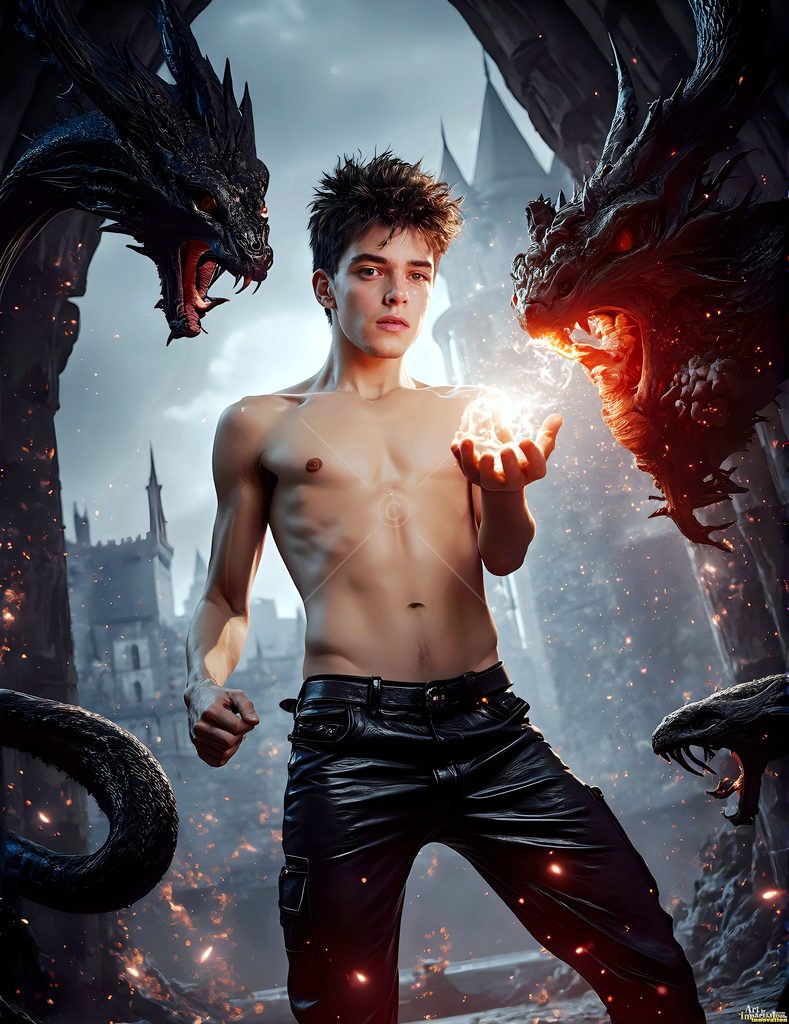 The House of the Serpents - AI Wizard Art