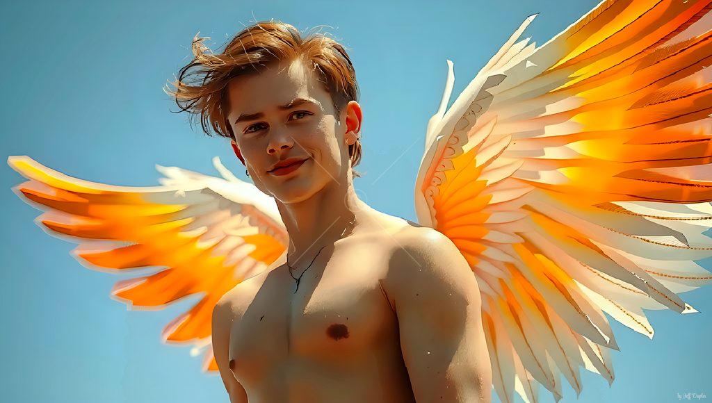 Wings of Pride - AI LGBTQ Fantasy Art