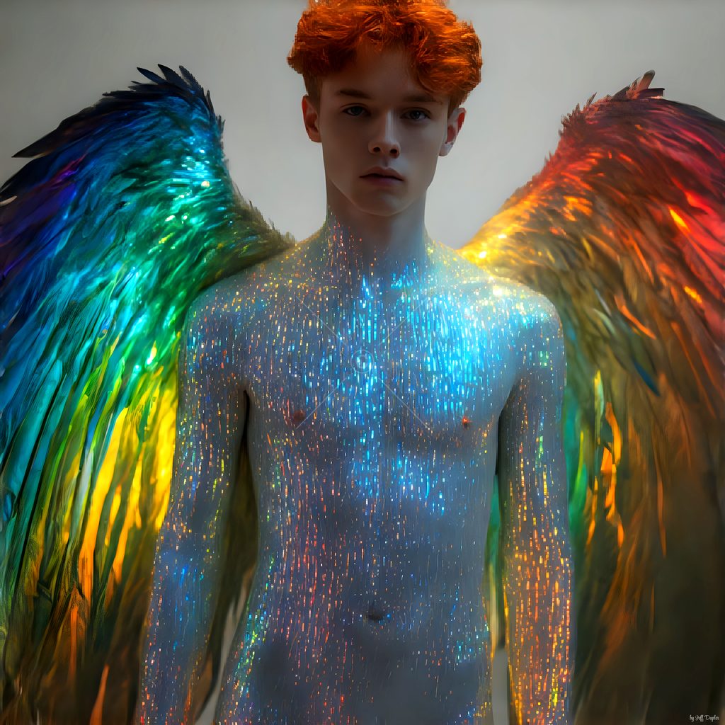 Wings of Pride - AI LGBTQ Fantasy Art